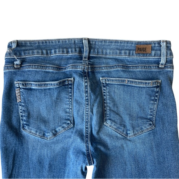 PAIGE Verdugo Skinny Crop Distressed Jeans - Size 29 - Picture 6 of 14
